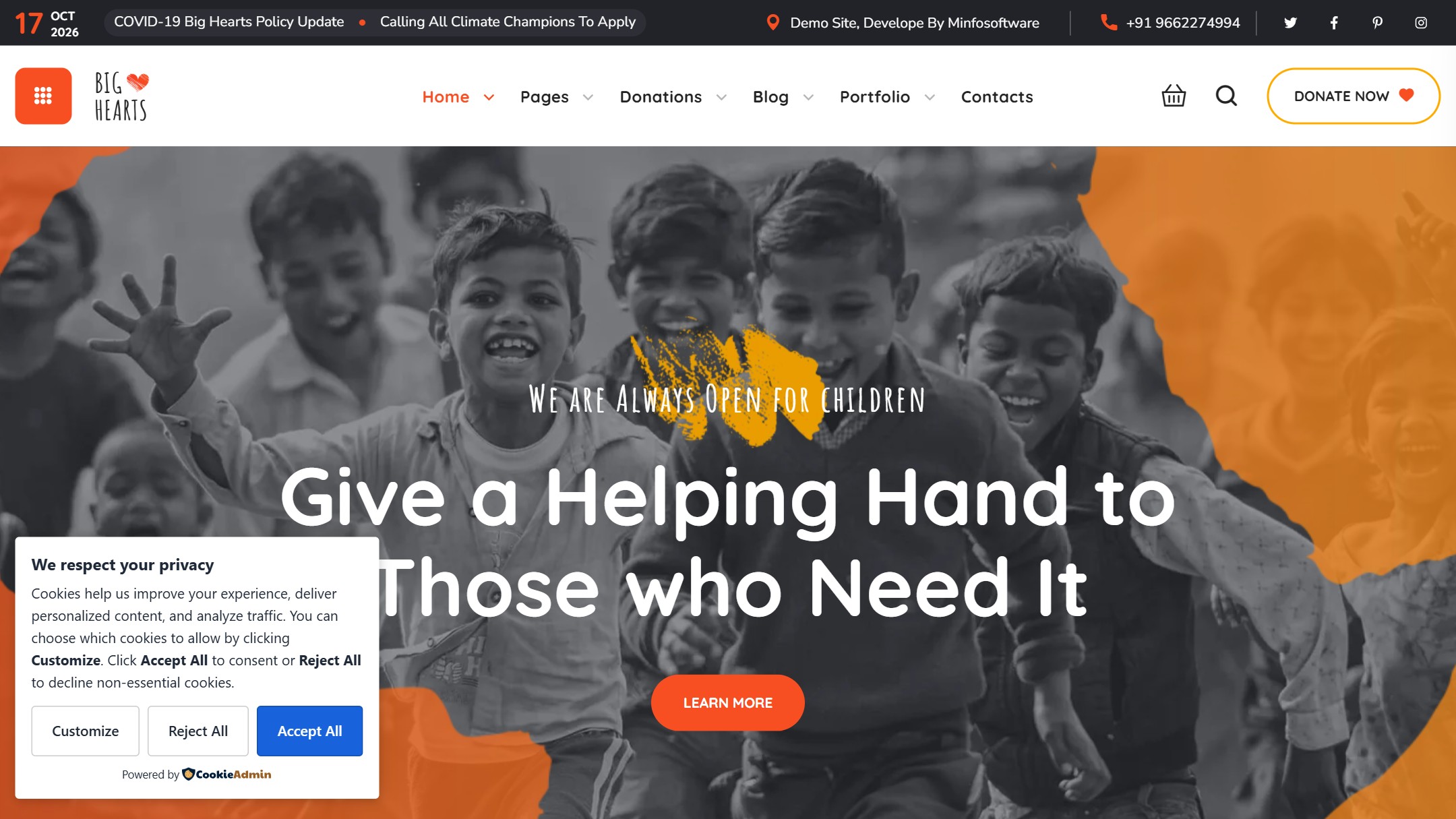 CharityDonation - Non-Profit Crowdfunding & NGO Portal