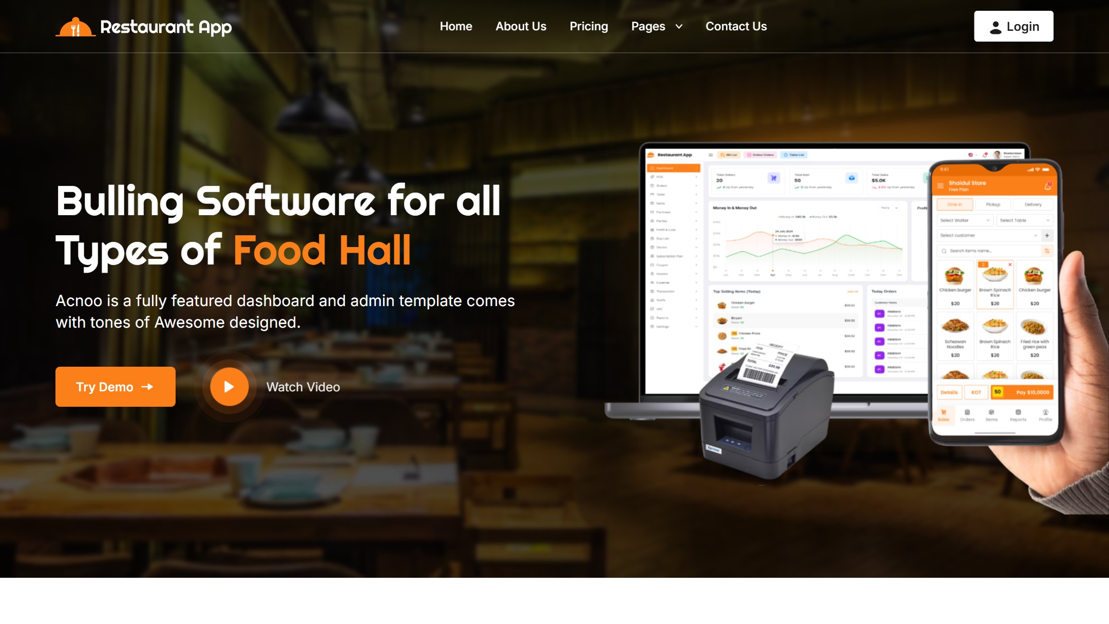 DinoPro - Restaurant & Food Delivery Platform