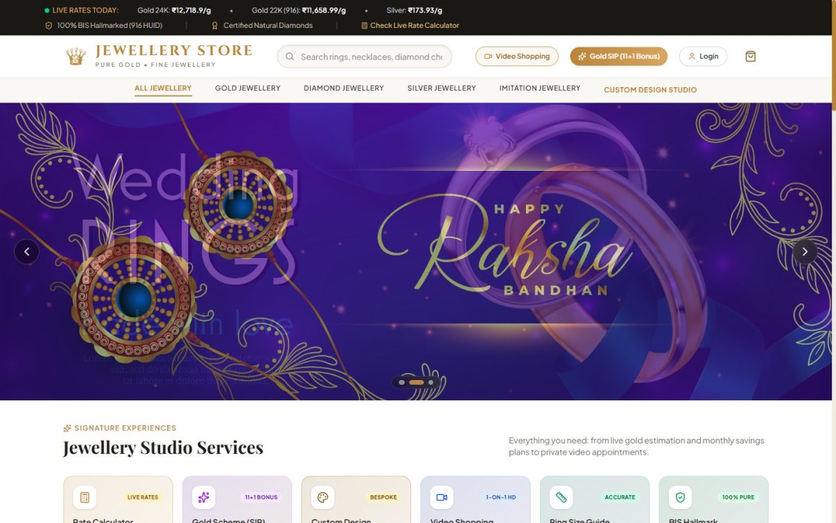 Jewellery Store ERP Showcase