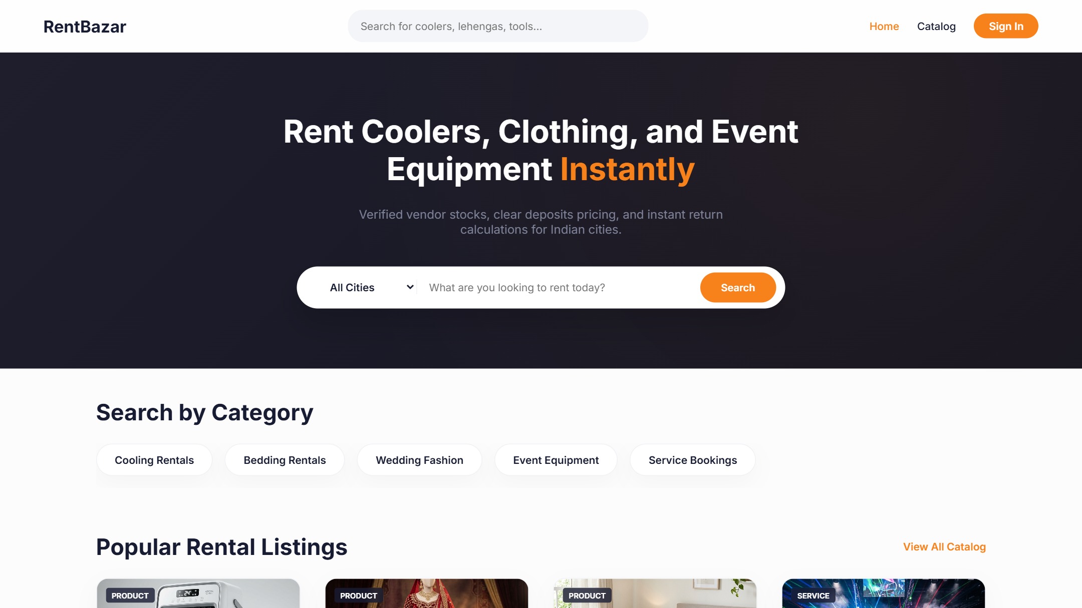 RentBazar - Machinery & Commercial Equipment Rental